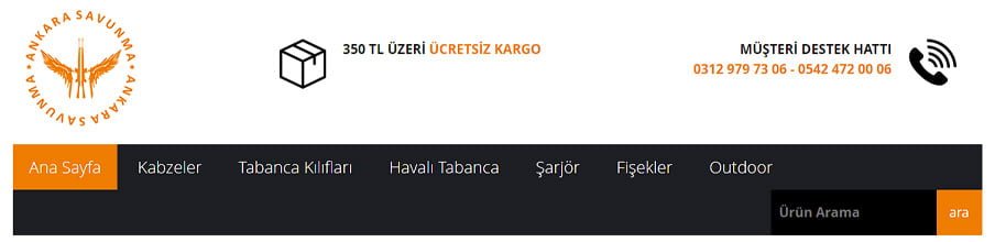 Ankara Savunma E-Commerce