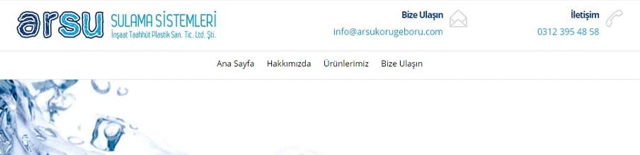 Arsu Koruge Boru WordPress