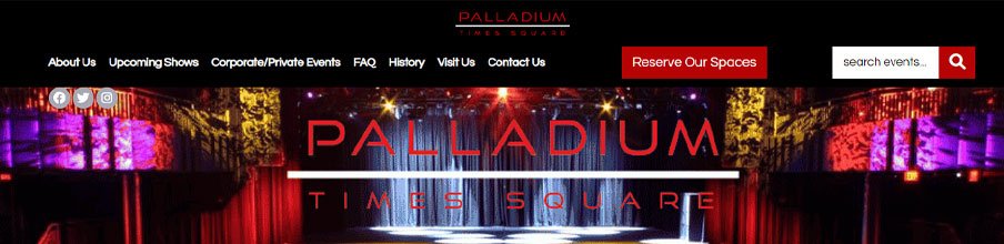 Palladium Times Square Web Development