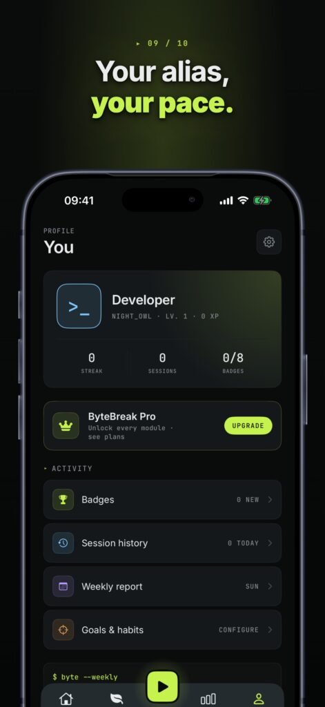 ByteBreak – Developer Wellness screenshot 9
