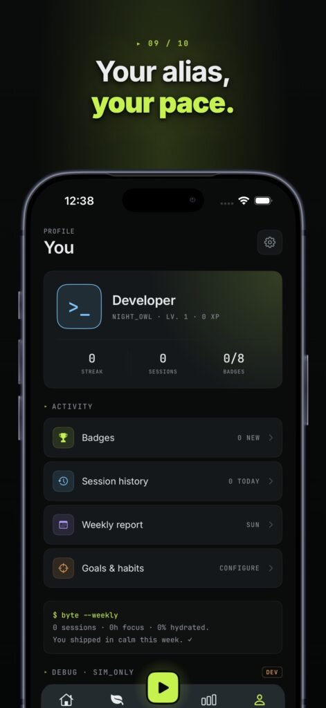 ByteBreak – Developer Wellness screenshot 9