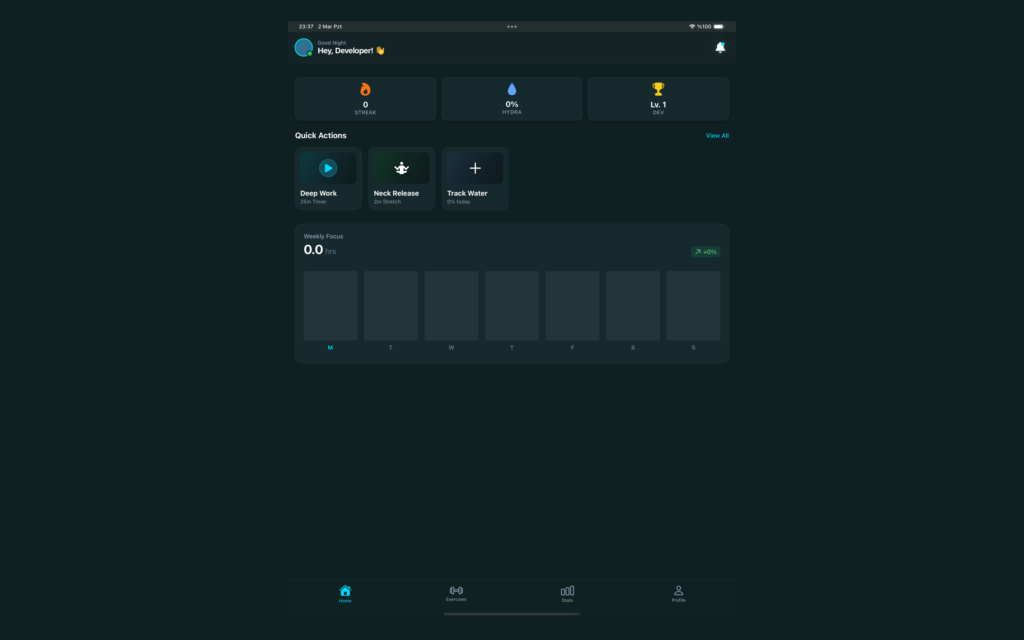 ByteBreak – Developer Wellness screenshot 1