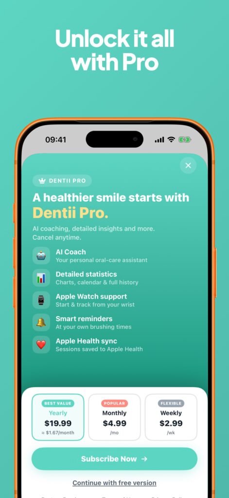 Dentii – Toothbrushing Timer screenshot 10