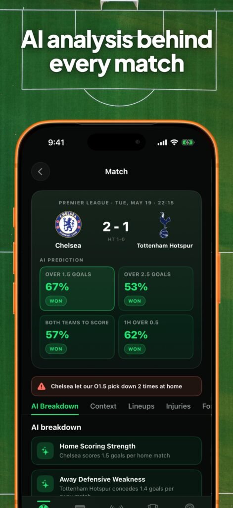 Goalii - Football Predictions screenshot 3