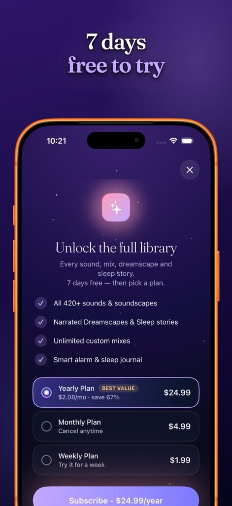 Snoozio: Sleep & Relax Sounds screenshot 10