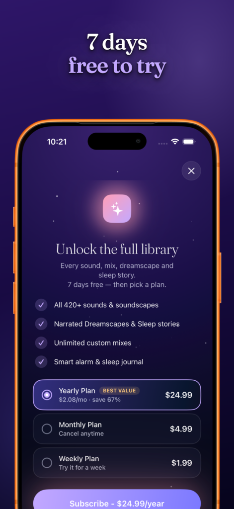Snoozio: Sleep & Relax Sounds screenshot 10
