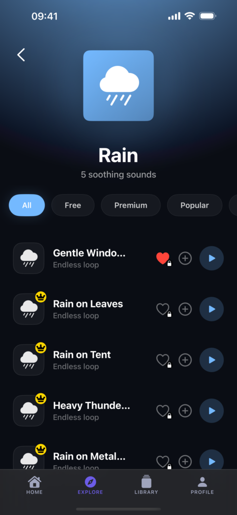 Snoozio: Sleep & Relax Sounds screenshot 7