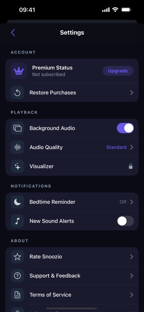 Snoozio: Sleep & Relax Sounds screenshot 8