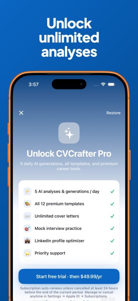 CVCrafter – AI Resume Builder screenshot 10