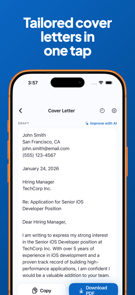 CVCrafter – AI Resume Builder screenshot 4
