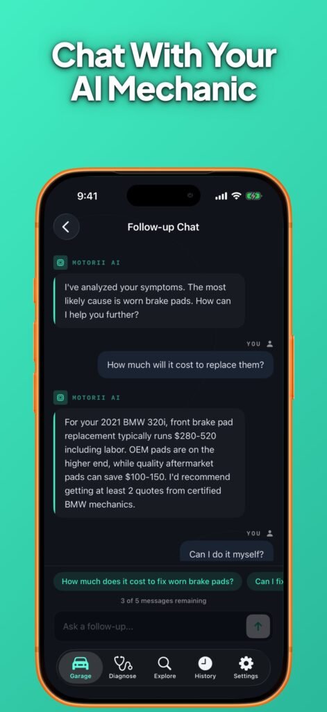Motorii – AI Car Diagnosis OBD screenshot 7