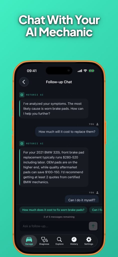 Motorii – AI Car Diagnosis OBD screenshot 7