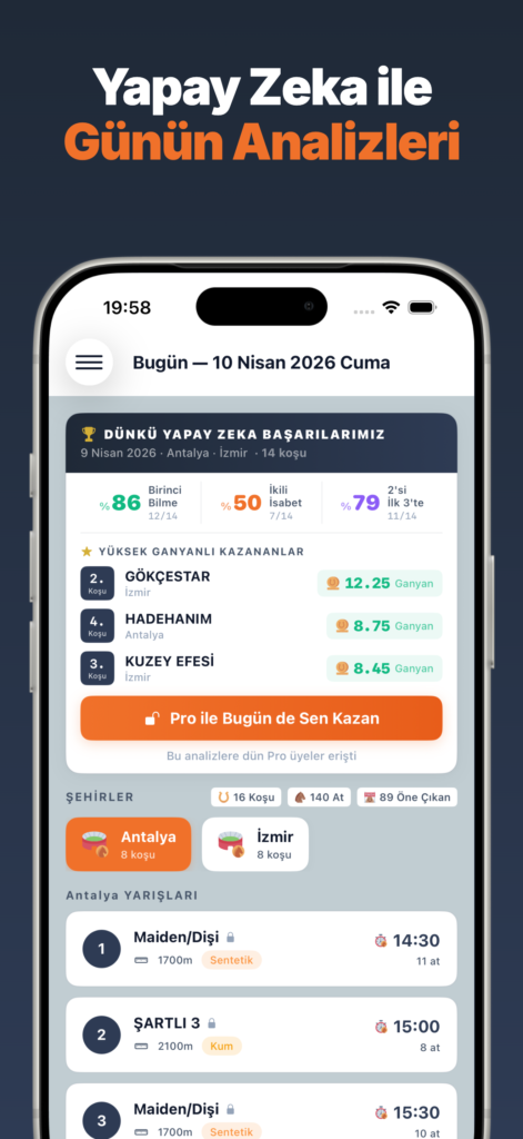 Yarış Analiz: Yapay Zeka ile screenshot 2