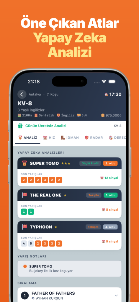 Yarış Analiz: Yapay Zeka ile screenshot 4