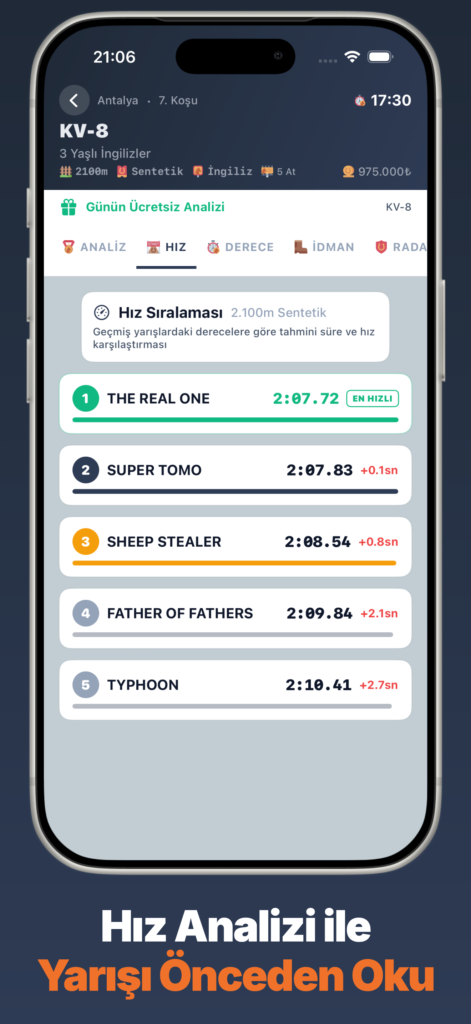 Yarış Analiz: Yapay Zeka ile screenshot 7