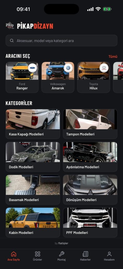 Pikap Dizayn app screenshot
